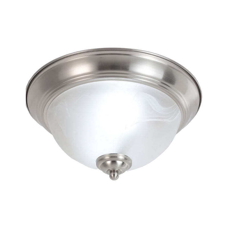 Lámpara de Techo Plafón Color Nickel Satinado 2XE27 90-305V diámetro 280mm