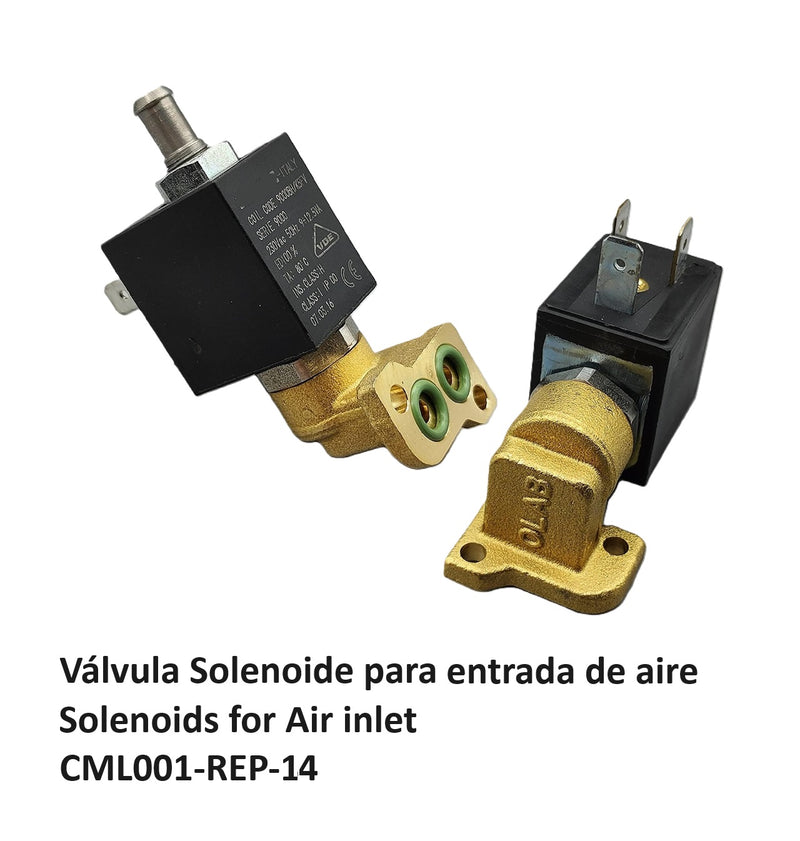 Repuesto, Solenoide para entrada de aire, solenoids for Air inlet, para maquina de café CML001