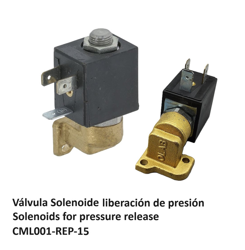 Repuesto, Solenoide liberación de presión, Solenoids for pressure release, para maquina de café CML001