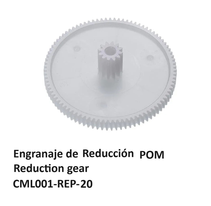 Repuesto, Engranaje reductor POM, Reduction gear, para maquina de café CML001