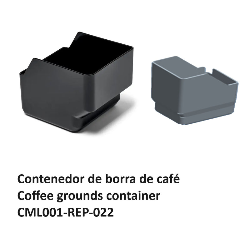 Repuesto, Contenedor de borra de café, Coffee grounds container, para maquina de café CML001