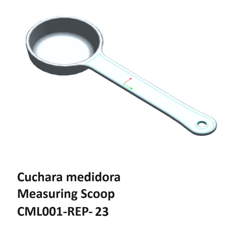 Repuesto, Cuchara medidora, Measuring Scoop, para maquina de café CML001