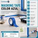 Cinta Masking Tape 1” x 50m. Color Azul