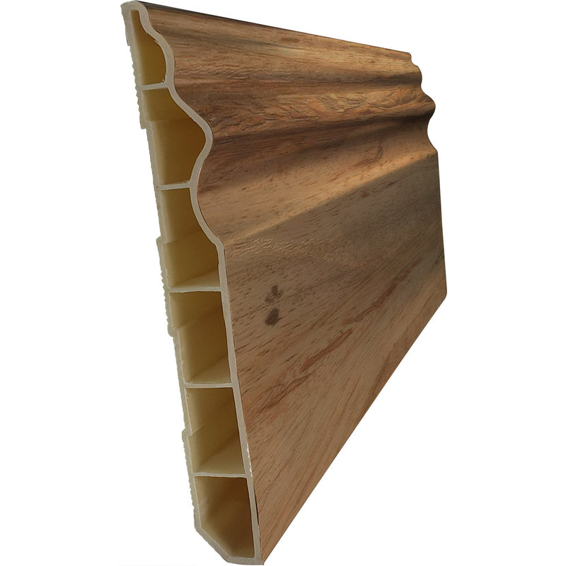 Zócalo PVC para piso SPC DE158 Roble Beige 90 x 2900 mm