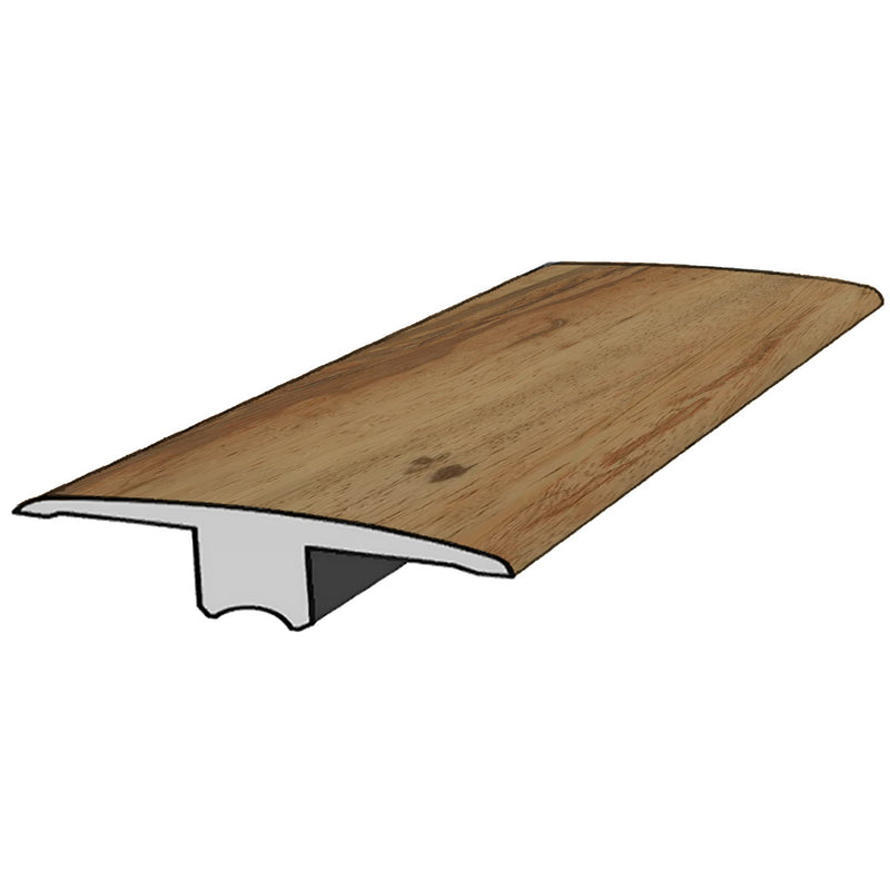 Transición tipo T para piso SPC Madera DE158 Roble beige 2400 mm