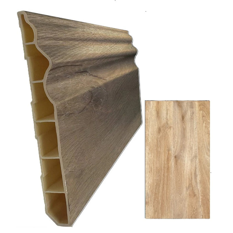 Zócalo PVC para piso SPC DE161 Golden Oak