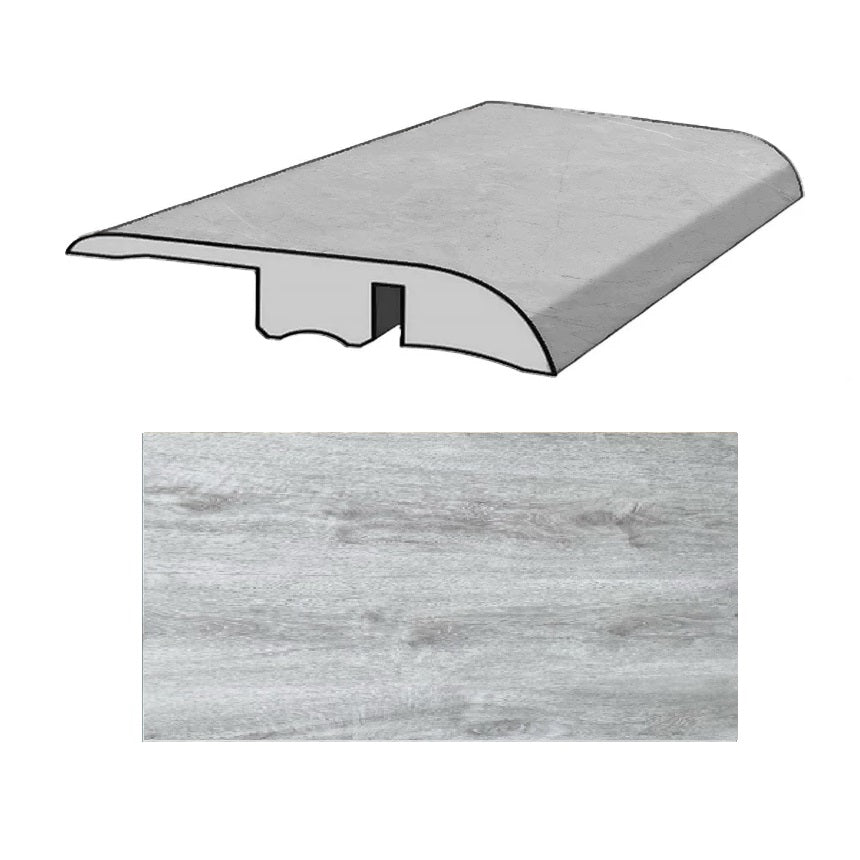 Remate final reductor para piso SPC DE163 Madera Silver Grey Oak 45 x 2400 mm