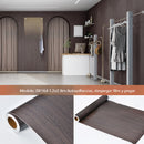 Lámina autoadhesiva panel Decorativo PU 1.22 m x 2.80 m x 2.4 mm. Acabado: Teca Wood