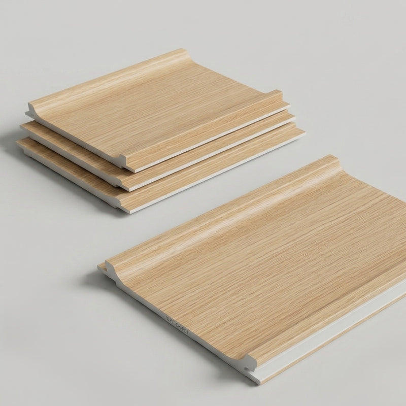 Panel Lama Acanalado WPC Pino 150x24x2900 mm | Revestimiento Interior Hidrófugo para Muros y Techos