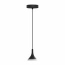 Lámpara LED Colgante Moderna Negra 7W 700 Lumens 3000K Luz Cálida. Elegante, Funcional. 100x115mm Ideal para Cocina, Sala de Estar, Comedor, Entrada. Lámpara Industrial Moderno.