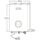 Calentador De Agua A Gas De Paso 13 Litros De 26KW Drija