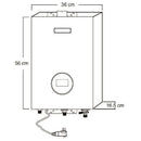 Calentador De Agua A Gas De Paso 17 Litros De 34 KW Drija