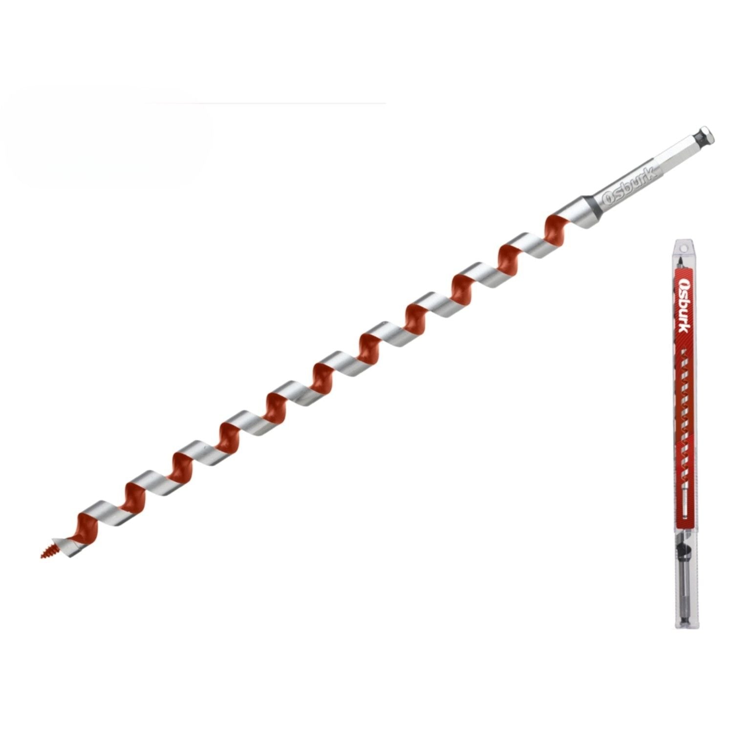 Brocas de Barrena Acero al Carbono Vástago Hexagonal Largo 18"