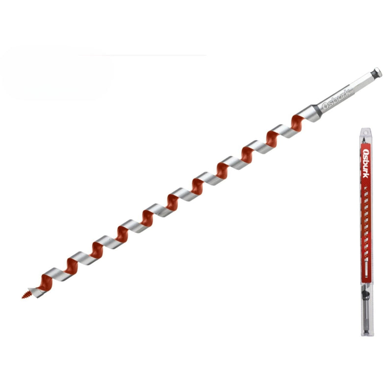 Brocas de Barrena Acero al Carbono Vástago Hexagonal Largo 18"