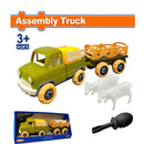 Juguete Excavadora para Niños. Desmontable. Edades de 3 años+. Fácil montaje. Incluye accesorios.