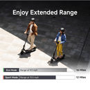 Scooter Segway Ninebot E2 Plus II Monopatín. Autonomía de hasta 25 Km.