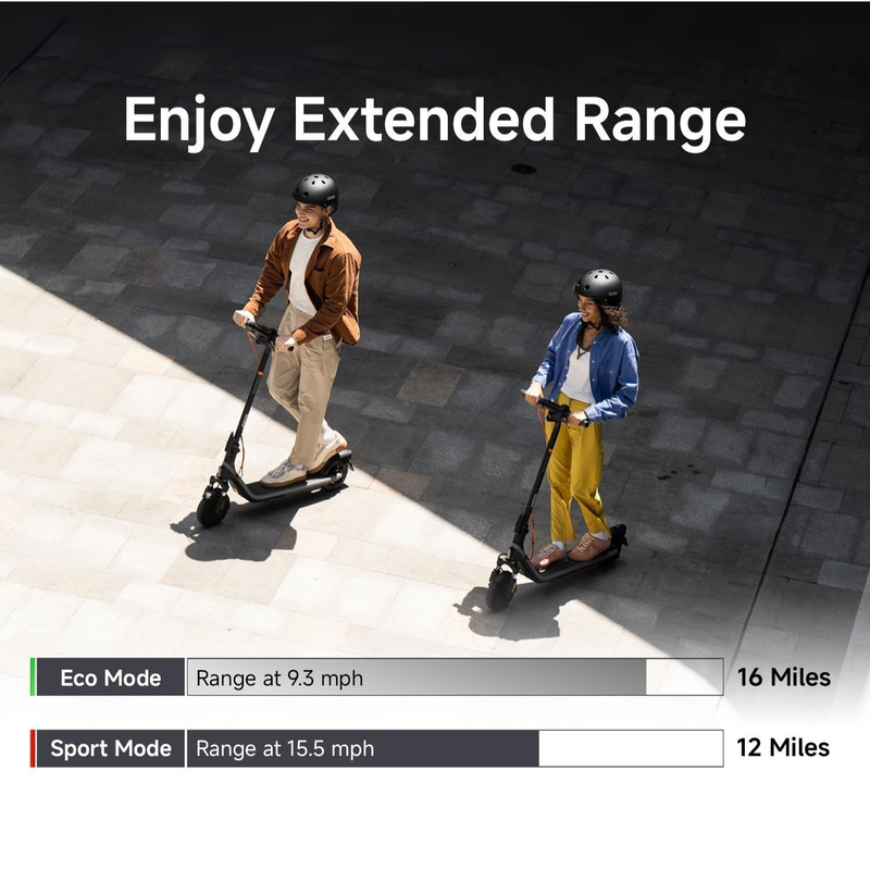 Scooter Segway Ninebot E2 Plus II Monopatín. Autonomía de hasta 25 Km.