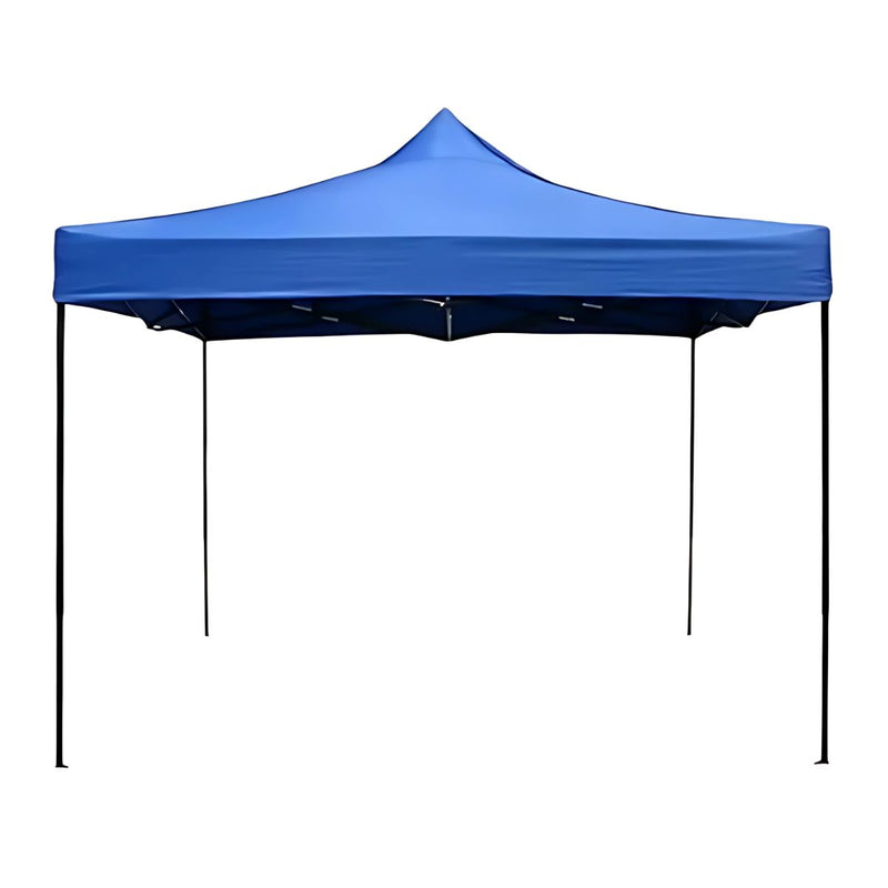 Tolda Gazebo Plegable. 3X3 Mts. Incluye Tubos. Carpa Color Azul.