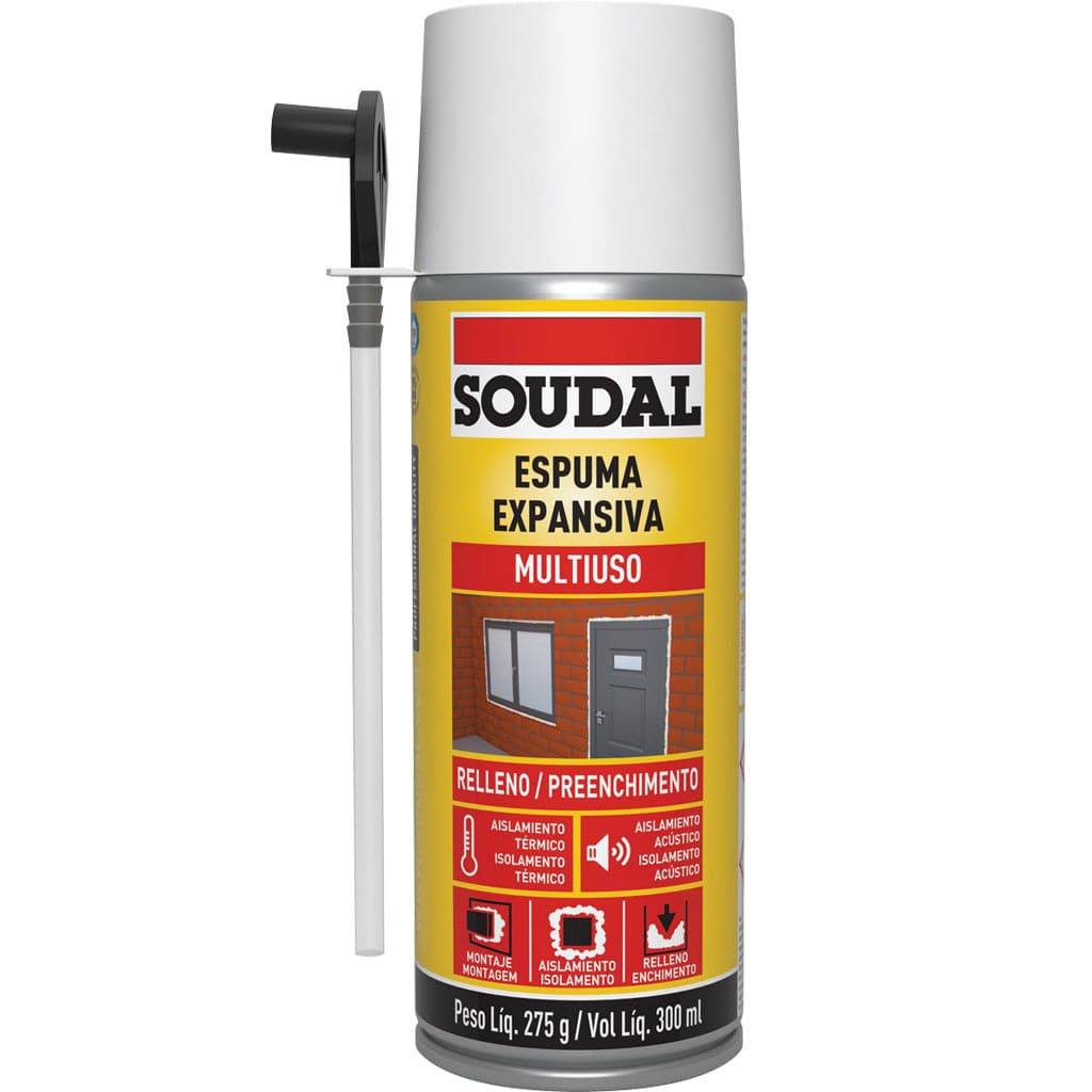 Espuma Expansiva Aislante 300 Ml. Soudal