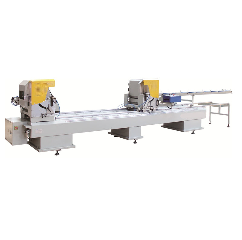 Ingleteadora Doble Cabezal 45°–90° con Display Digital | Double Miter Saw 450×3600 mm para Perfiles PVC y Aluminio