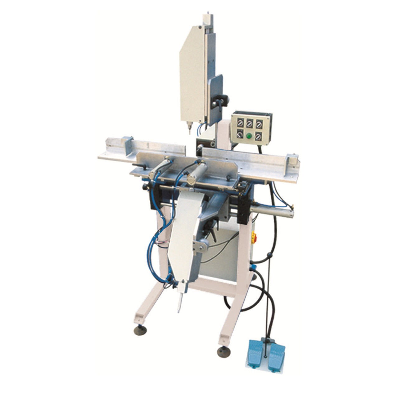 Máquina fresadora Ranuradora de Vierteaguas para Ventanas PVC | Auto Water Slot Milling Machine 3 Ejes – Carpintería PVC