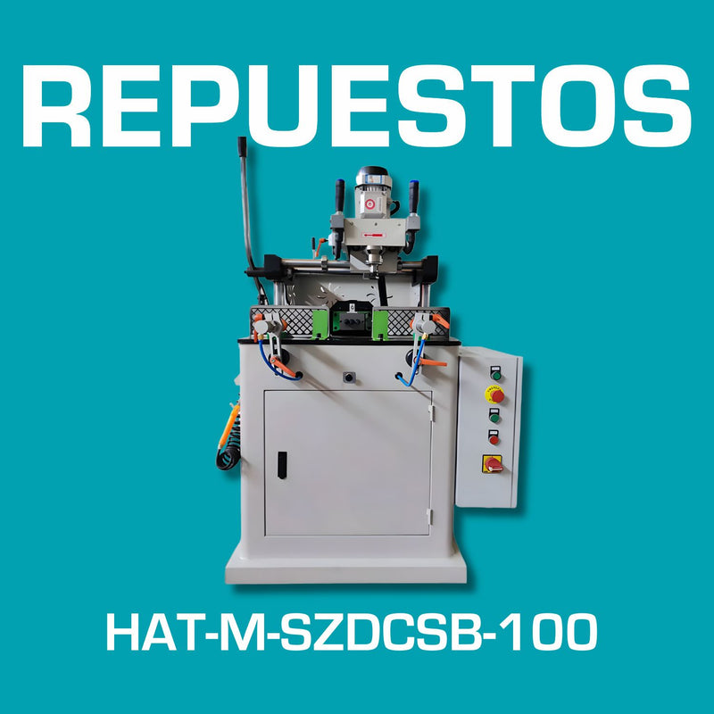Repuestos de Copiadora de Ranuras para Cerraduras perfiles ventana PVC | Lock Hole Processing Machine. Código HAT-M-SZDCSB-100