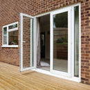 Perfil UPVC Inversor 60mm Serie abatible UPView Carbone Espesor 2.5mm Largo 5.85m Color Blanco Microtexturizado