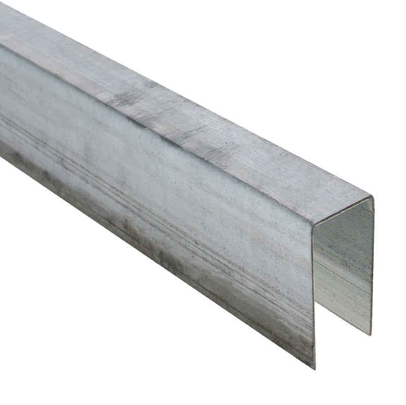 Refuerzo de Acero 1.2mm Perfil "U" 35×17×35mm para Pilastra HAT004 Serie abatible UPView 60mm  5.9m