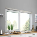 Tope NEGRO de seguridad antirrobo para ventanas corredizas de perfiles uPVC Evita aperturas no deseadas, Anti-Theft Piece 76.4mm uPVC