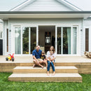 Recibidor de cierre Placa de Bloqueo con Ranura en U para Puertas y Ventanas uPVC