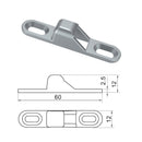 Recibidor de Gancho de cierre Cerradura Manual Cierre embutido de Doble Cara