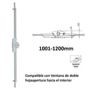 Barra de transmisión Para Ventanas apertura interior uPVC y Aluminio (altura max. 1001-1200mm)