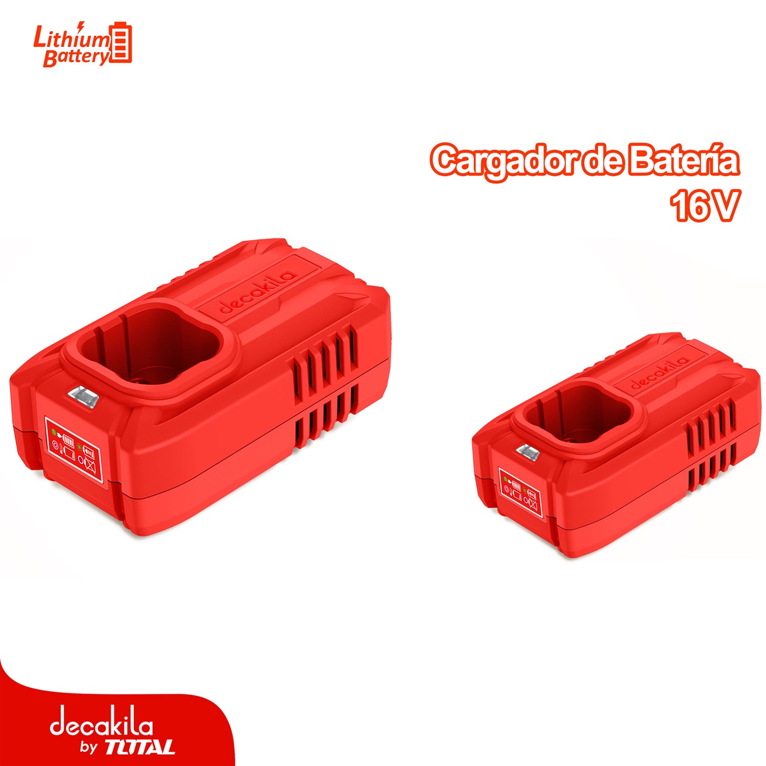 Cargador 16V de 1.3A. Decakila