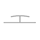 Union tipo H accesorio Cielo Raso PVC techo Blanco BRILLO 5.95m  Resistente a Humedad Fácil Instalación Alta Durabilidad