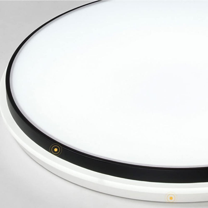 Lampara LED decorativa luz blanca 6500k circular Plafon ultra delgado IP42 12" (30cm) 24W
