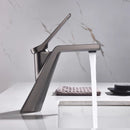 Grifo para lavamanos 25 cm Monomando pluma lavabo Gris Mate de alta calidad