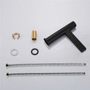 Grifo para lavamanos 26cm perilla Monomando pluma lavabo Negro Mate de alta calidad