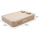 Colchón Inflable Con Bomba Eléctrica Incorporada (Full). Colchón De Aire Automático Y Portátil. Cama De Aire con 2 almohadas. Carga Tipo C (200×150×40cm).