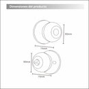 Cerradura Inteligente perilla pomo de puerta Cerrojo Smart Lock 4 en 1 Llave Huella llave Bluetooth Tuya app fácil de instalar