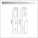 Cerradura de puerta inteligente con reconocimiento facial 3D Smart Lock de seguridad 7 en 1 Video Huella contraseña app wifi fácil de instalar
