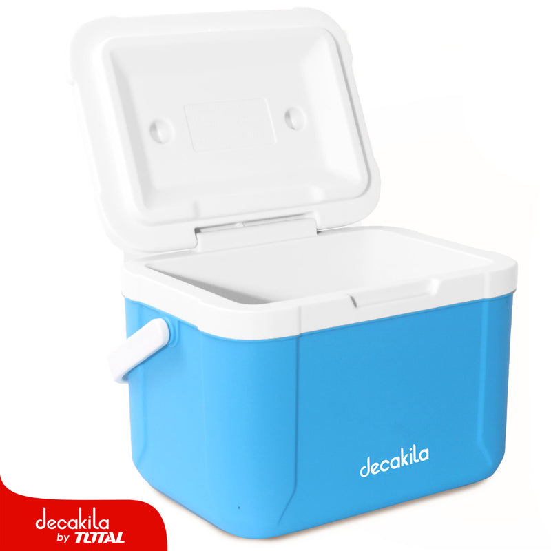 Cooler Portátil 5L / 5.3QT   Tiempo en frío: 48hrs.  28.8 x 20.8 x 20.5 cm, Ideal para 4 Botellas Coca-Cola de 550 ml  Hielera