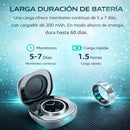 Anillo Inteligente Unisex Multisensor Monitor Ritmo Cardíaco Sueño Oxígeno Temperatura Impermeable 5ATM. Smart ring Plateado. Compatible con Android Y Apple.