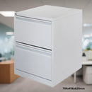Archivador metalico 2 gabetas ajustable A4/FC5 anti-inclinación cerradura central 704x456x620mm