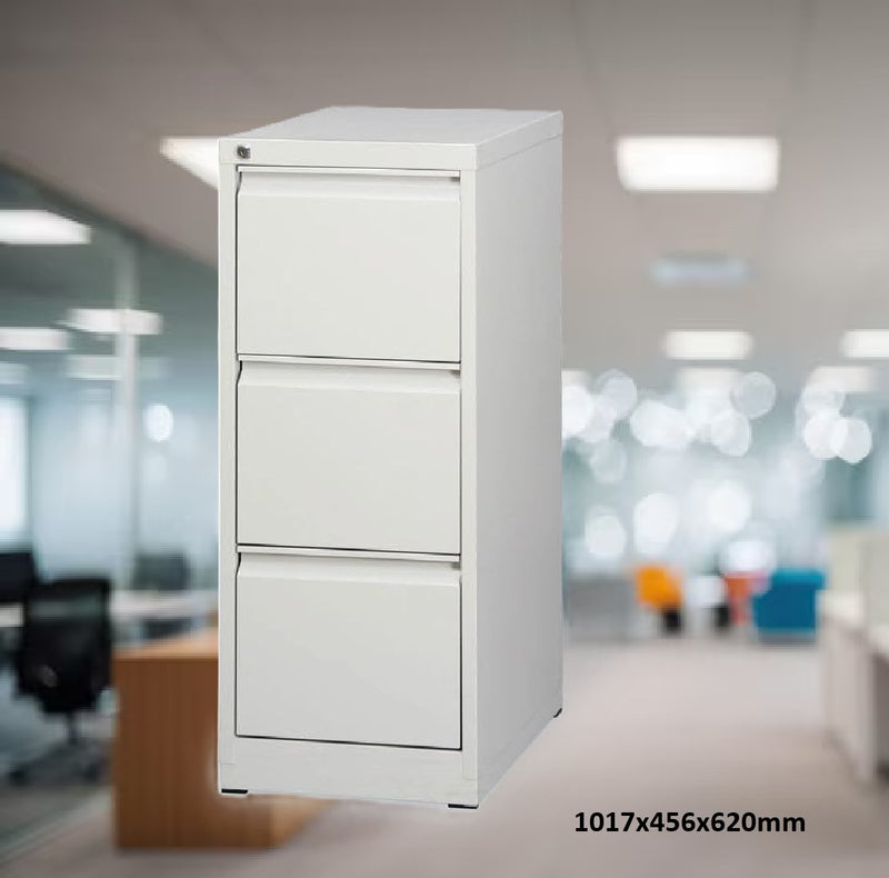 Archivador metalico  3 gabetas ajustable A4/FC5 anti-inclinación cerradura central 1017x456x620mm