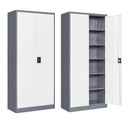 Mueble metalico Gabinete armado estructura plegable con 4 estantes ajustables y cierre multipunto 1850x900x400mm