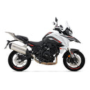 Benelli TRK702 698cc Motor Bicilindro enfriado por liquido Inyec Elect 8val DOHC 70CV/8750r/min