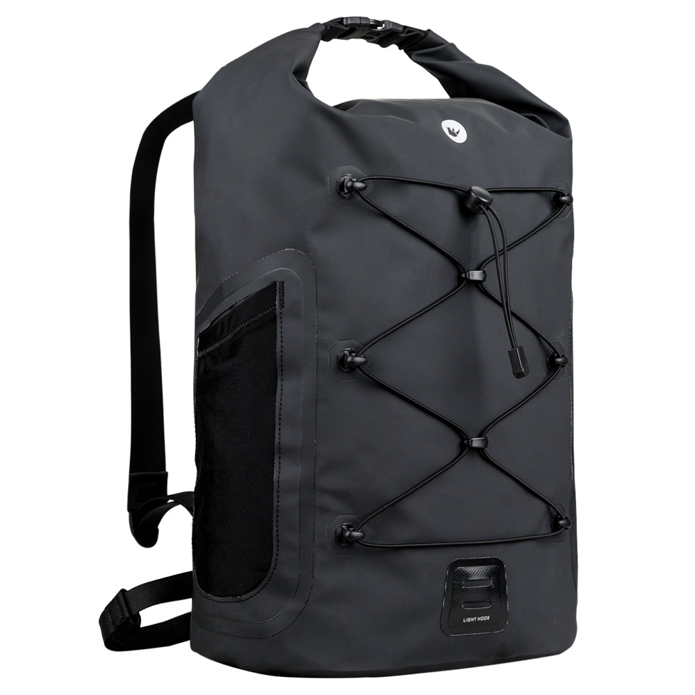 Bolso Dry Bag 100% Impermeable 25L Negro Rhinowalk