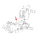 REAR SWING ARM ASSY MATT BLACK