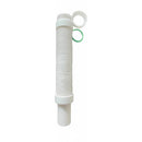 Tubo extensor para trampa de PVC para lavamanos o lavaplatos NESSATI  de 1 1/2" x 40cm- 80cm con salida para 1 1/2" NESSATI flexible