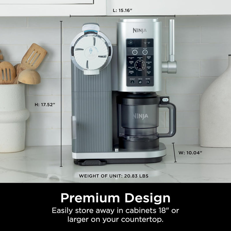 Máquina De Helados Ninja by Creami Swirl. Maquina NC701 Con 13 Programas.